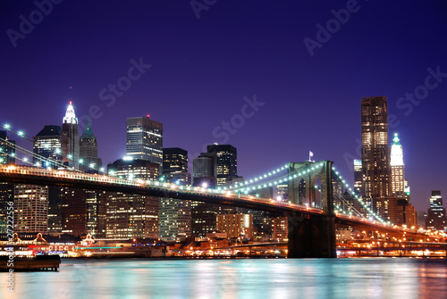 Board z aluminiowym obramowaniem Panoramę Nowego Jorku manhattan