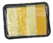 cheese tray slices in a vacuum package