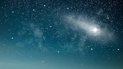 bright star in space
