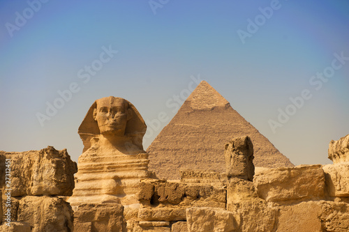 Obraz w ramie The Sphinx of Giza