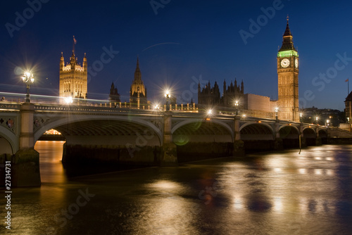 Obraz na płótnie canvas czteroczęściowy "tetraptyk" Big ben