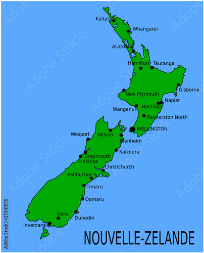Carte Des Villes Principales De Nouvelle Zelande Buy This Stock Vector And Explore Similar Vectors At Adobe Stock Adobe Stock