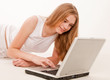 © Gerald Bernard - High key Girl on Laptop