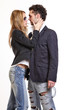© totti - passionate couple flirting