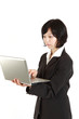 © jedi-master - buisiness woman with computer