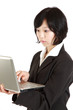 © jedi-master - buisiness woman with computer