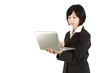 © jedi-master - buisiness woman with computer