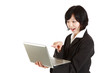 © jedi-master - buisiness woman with computer