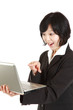 © jedi-master - buisiness woman with computer