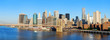 © rabbit75_fot - New York City Manhattan skyline panorama and Brooklyn Bridge