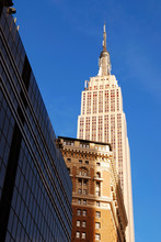 Empire State Building In New York City Manhatta