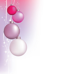 Wall Mural - pink christmas background design