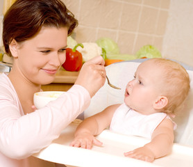 Feeding of  child