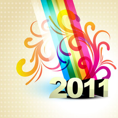 Wall Mural - vector new year
