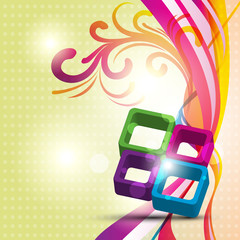 Wall Mural - vector abstract illustration