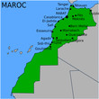 Carte des Villes Principales du Maroc