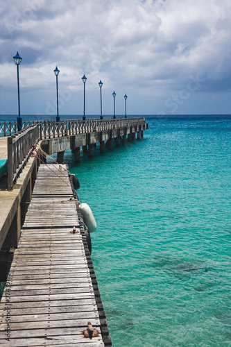 Tapeta ścienna Stare molo w Barbados