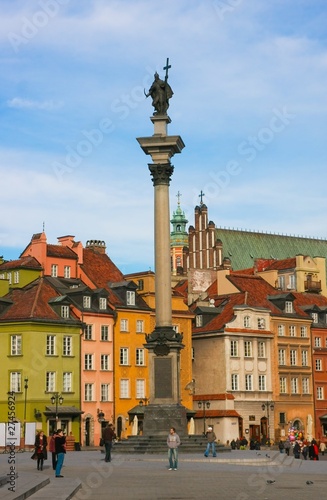 Board z aluminiowym obramowaniem Plac zamkowy. 