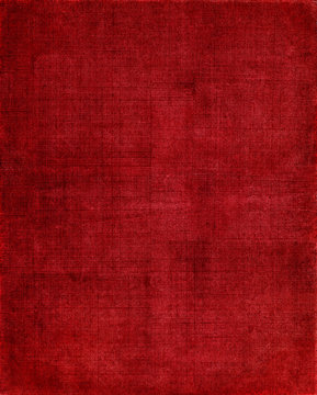 Fototapete - Red Cloth Background