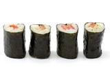 Fototapeta  - Vegetarisches Maki Sushi