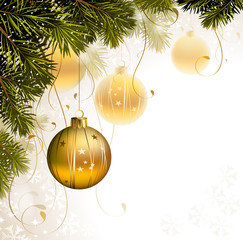 Wall Mural - light Christmas background