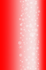 Wall Mural - snowflakes background