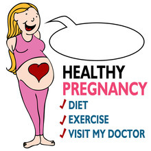 Healthy Pregnancy Woman