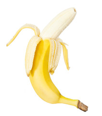 Sticker - banana on a white background