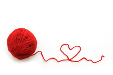 Wool Yarn With Heat Symbol