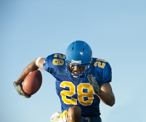 Football Player with Ball