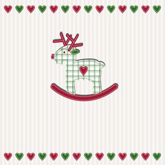 Poster - Christmas card with copy space