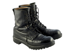 Black British Army Issue Combat Boots