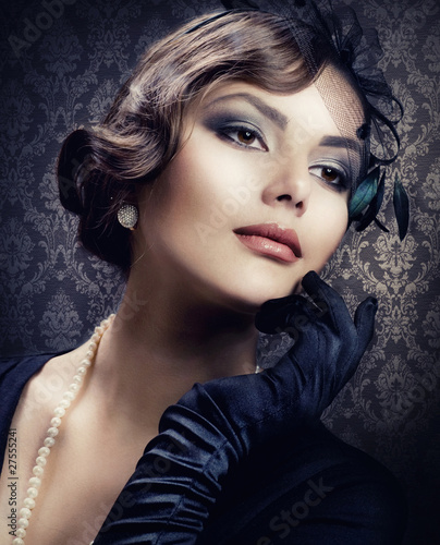 Fotoboard na płycie Romantyczny styl beauty.retro