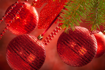 Sticker - Christmas decoration - baubles