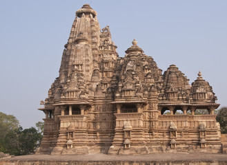 Ancient Vishvanatha Hindu Temple at Khajuraho, India