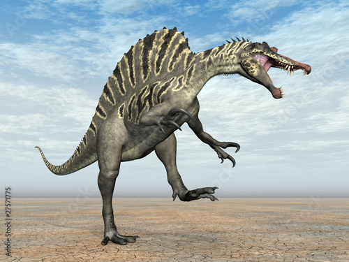 Naklejka samoprzylepna Dinozaur spinozaur