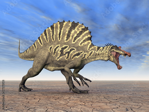Naklejka samoprzylepna Dinozaur spinozaur