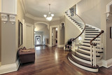 Fototapeta  - Foyer with curved staircase