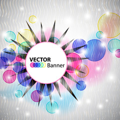 Wall Mural - colorful vector banner with space for Your text