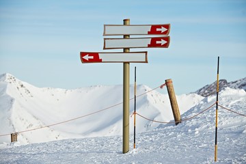 Direction signs