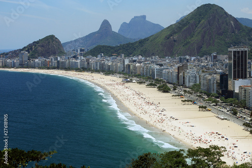 Obraz na płótnie canvas trzyczęściowy "tryptyk" Rio de Janeiro