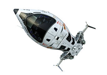 Wall Mural - spaceship closeup