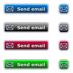 Wall Mural - send e-mail button
