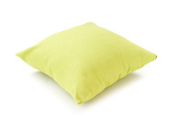 Bed pillow isolated on the white background