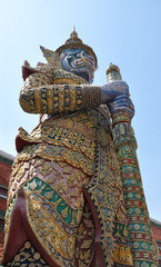 Ornate Temple Statue Thailand