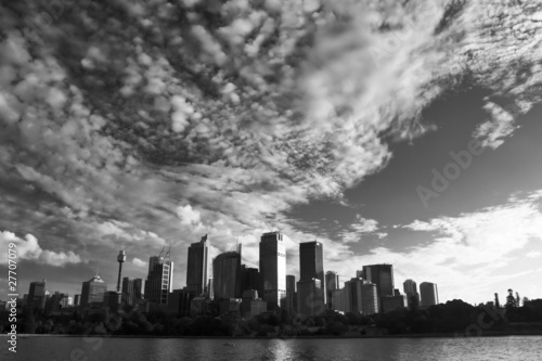 Obraz na płótnie Sydney City Black and White