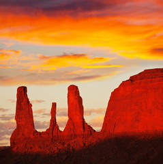 Wall Mural - Monument valley