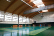 Leinwandbild Motiv interior of a modern multifunctional gymnasium with young people