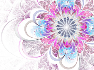 Wall Mural - Fractal flower