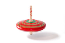 Red Spinning Top Toy